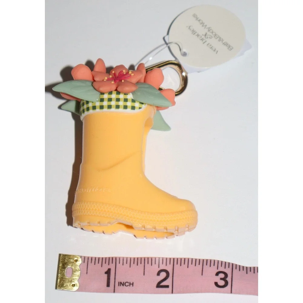 Vera Bradley x Bath & Body Works Yellow Rain Boot Flower PocketBac Holder NWT - Picture 9 of 9